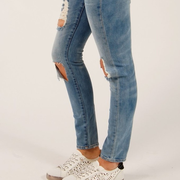 NWT Blank NYC Skinny Classic Ripped Jeans 28/30 - Picture 4 of 7